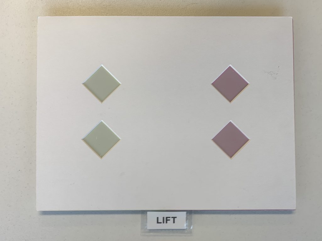 Interactive color display part of the How We Perceive Color kit.