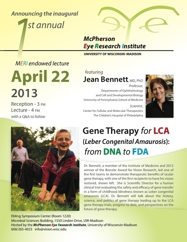 1st Annual MERI Endowed Lecture (2013)