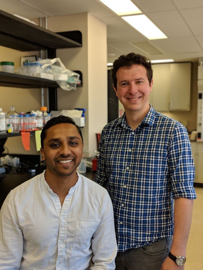 Dwani Patel and Dr Daniel Lipinski