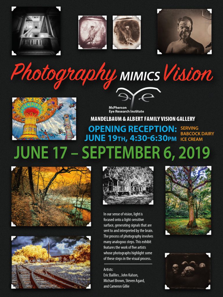 Photography Mimics Vision postcard