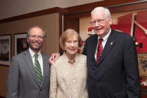 Monroe and Sandra Trout with Dean Robert Golden