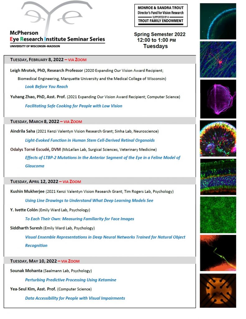 Spring 2022 Seminar Series poster