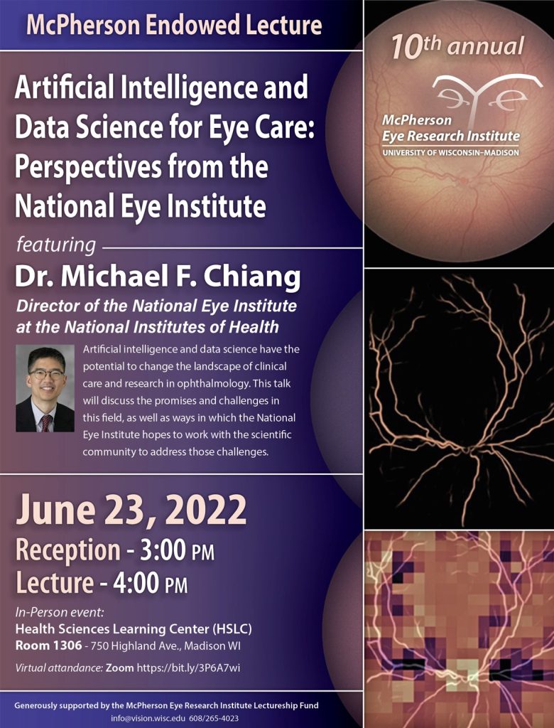 10th Annual McPherson Endowed Lecture (2022) poster