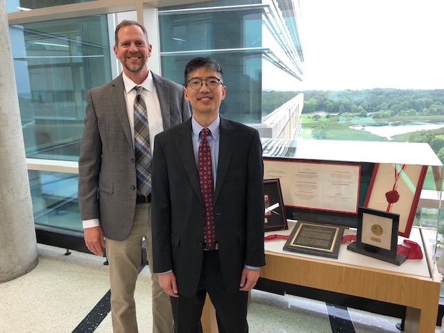 Dr David Gamm (left) and Dr Michael Chiang