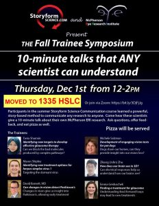 2022 Fall Trainee Symposium poster