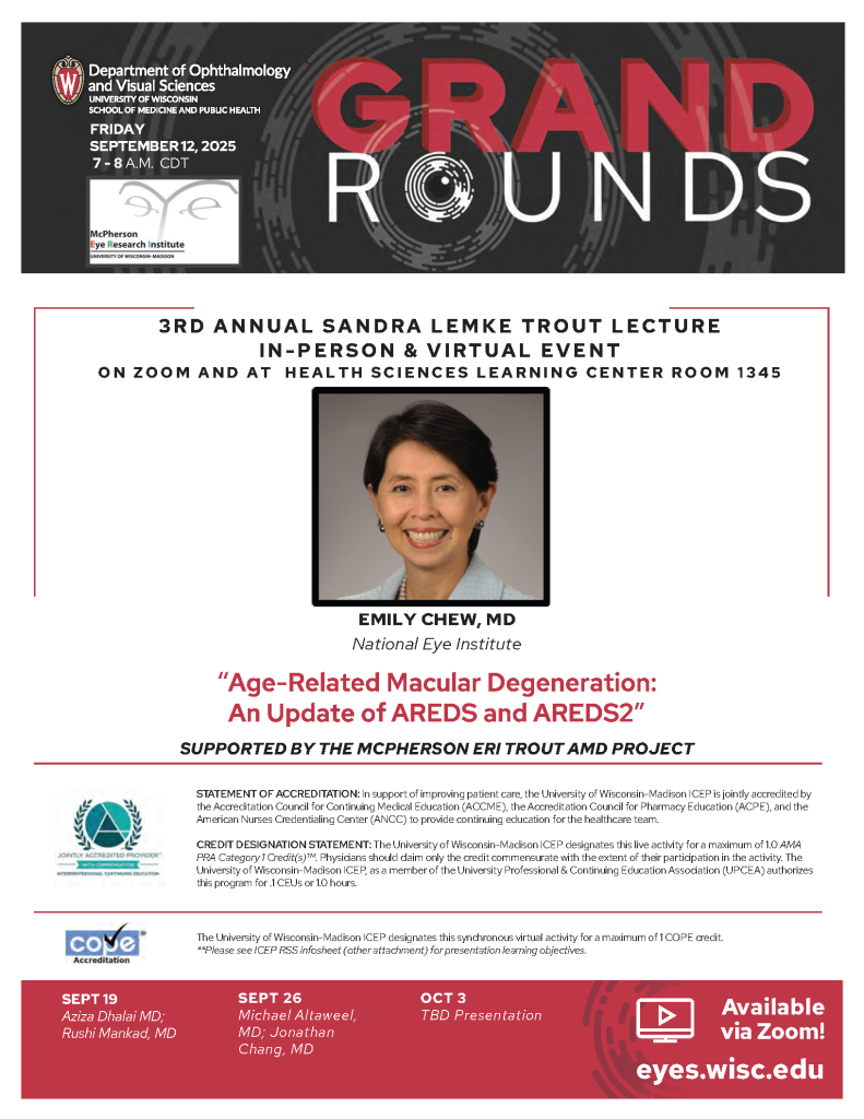 3rd annual sandra lemke trout lecture poster