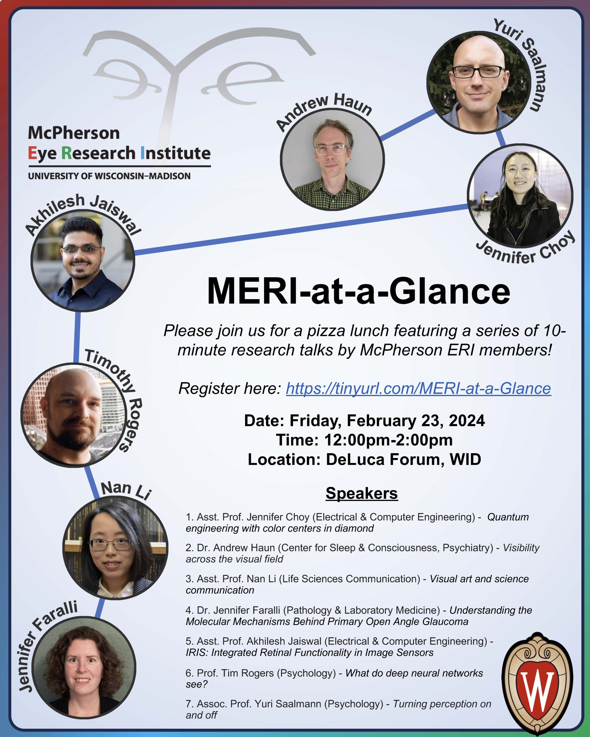 Spring 2024 MERI-at-a-Glance Schedule