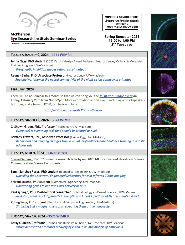 Spring 2024 Seminar Series