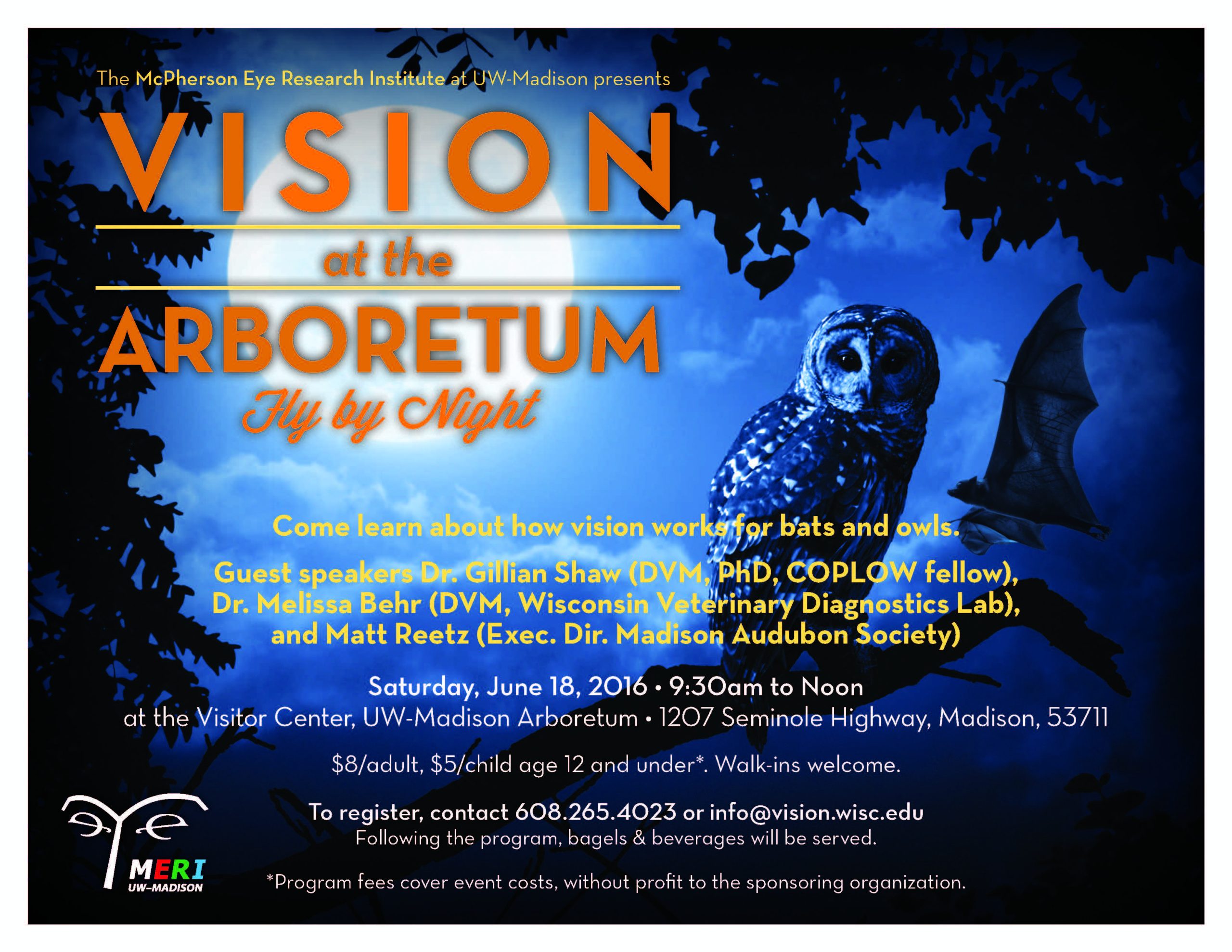 Vision at the Arboretum 2016: Fly by Night