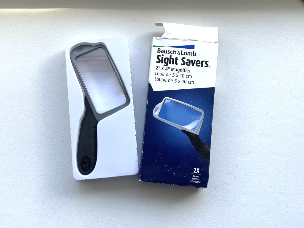 Magnifying lens part of the Different Ways of Seeing Exploration Station kit