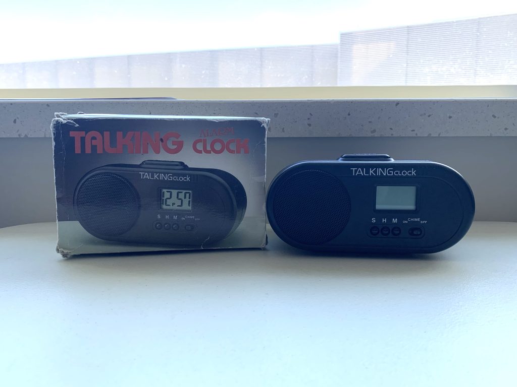 Talking Alarm Clock part of the Different Ways of Seeing Exploration Station kit