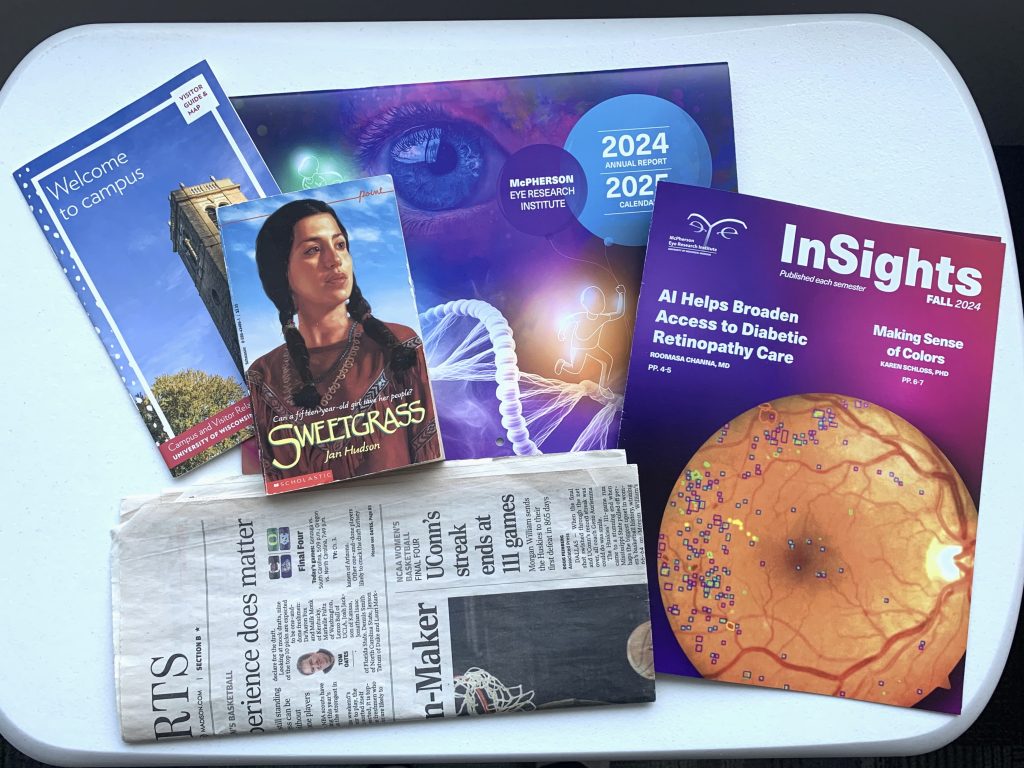 Reading Materials in the Different Ways of Seeing Exploration Station kit