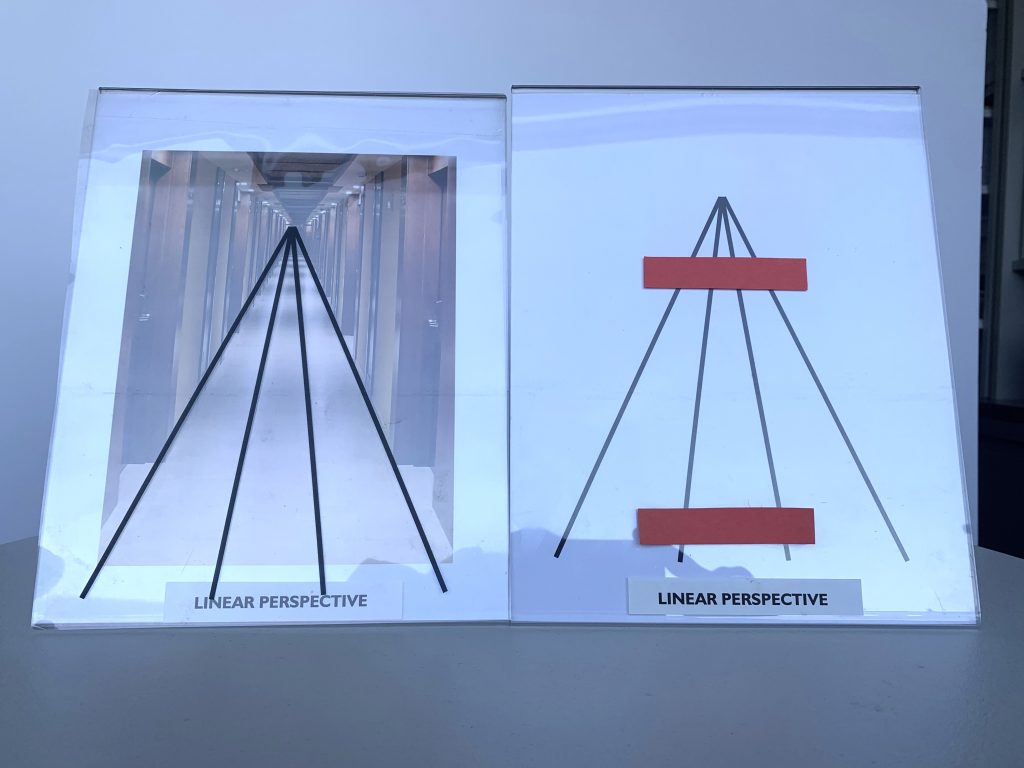 An example of linear perspective.