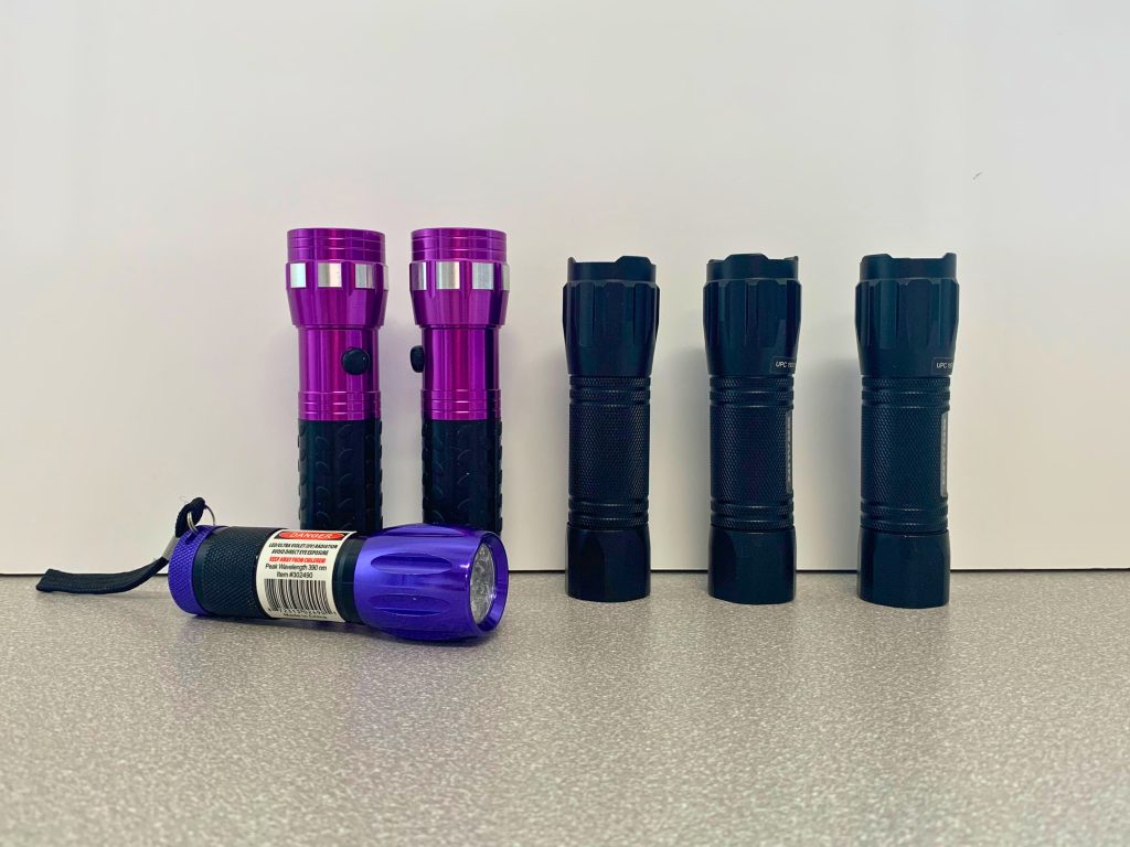 UV light flashlights