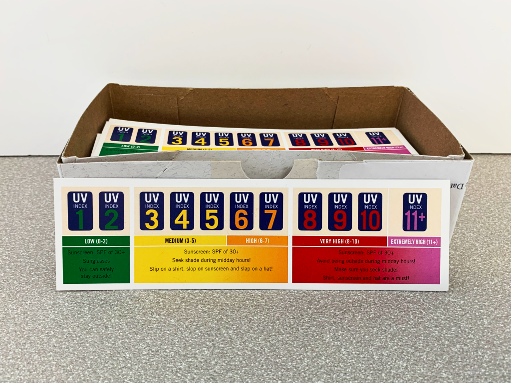 UV Index bookmark