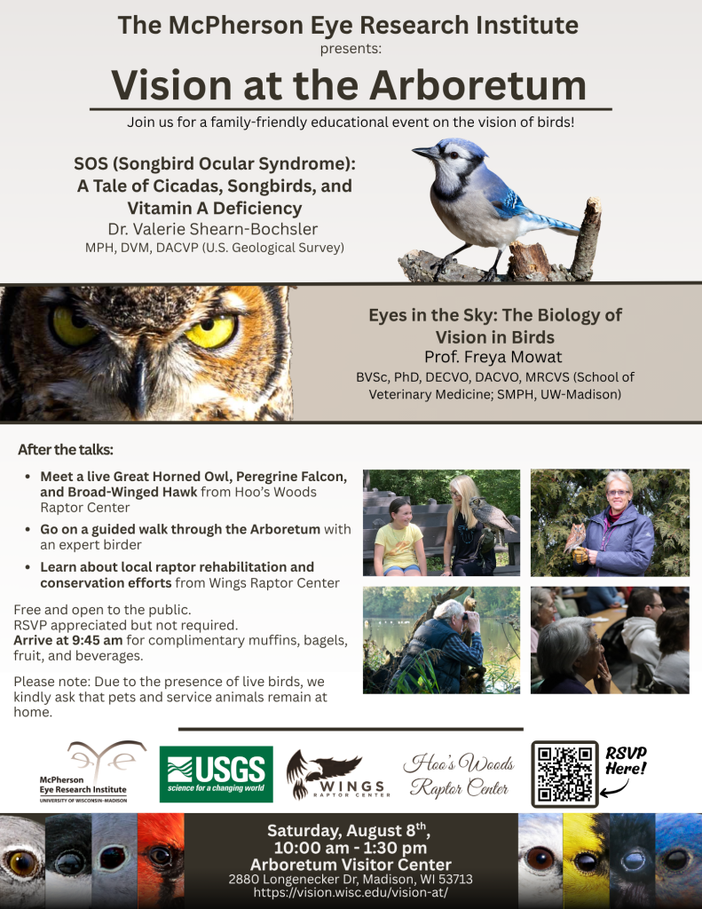 Vision at the Arboretum poster